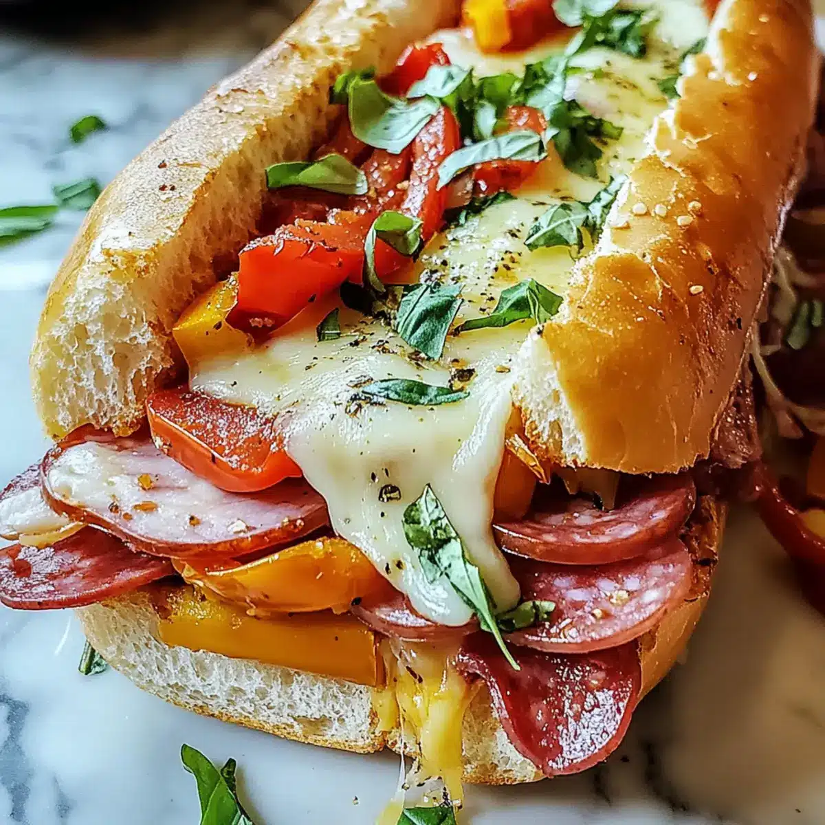 Gebackenes italienisches Grinder