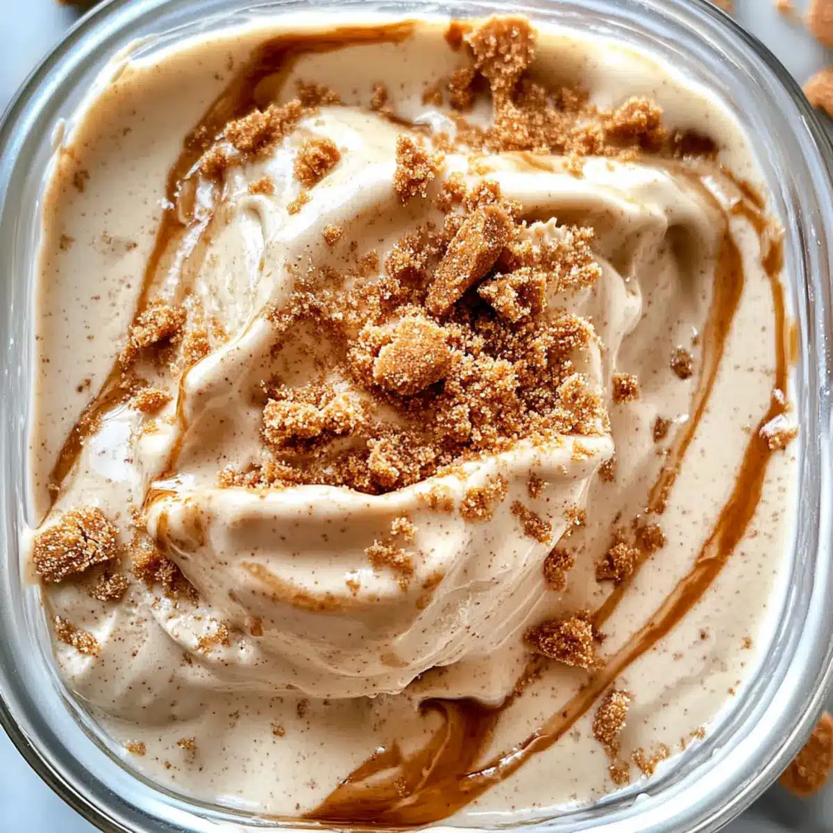 Biscoff-Eiscreme