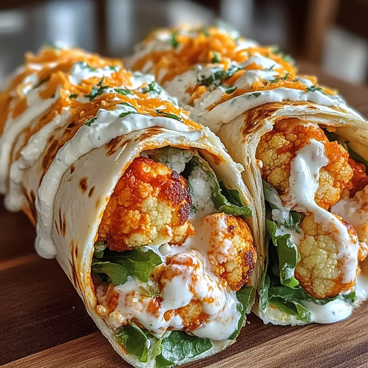 Blumenkohl Wrap