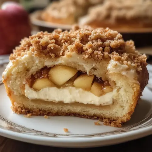 Apfel-Käsekuchen-Brötchen