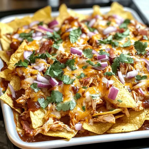 BBQ Hühnchen Nachos