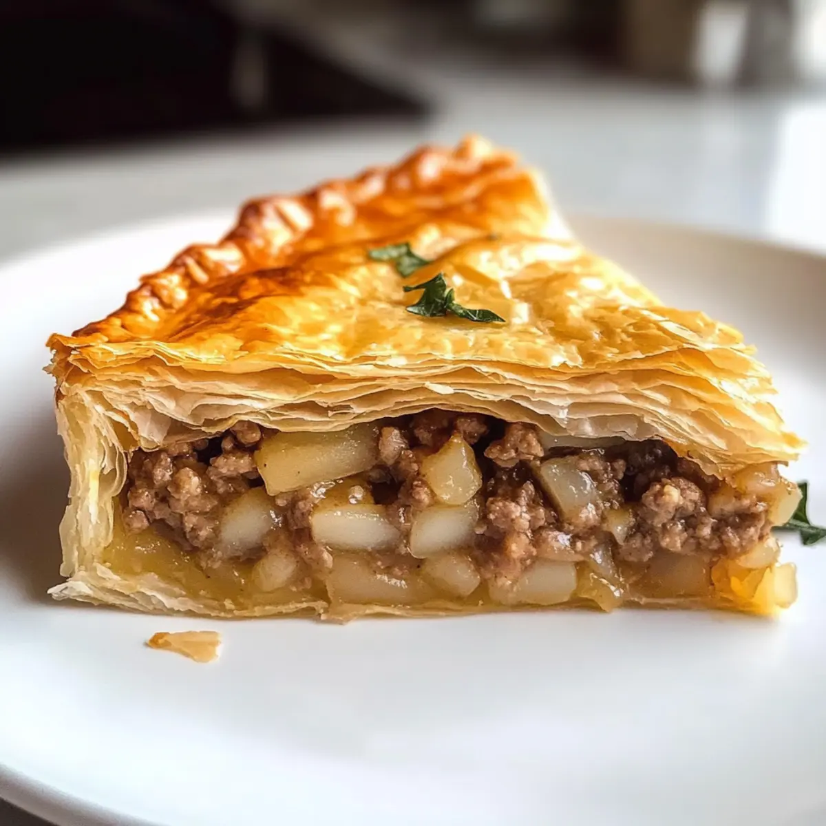 griechische Fleischpastete