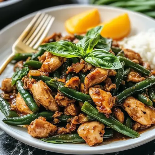 Thai-Basilikum-Hühnchen