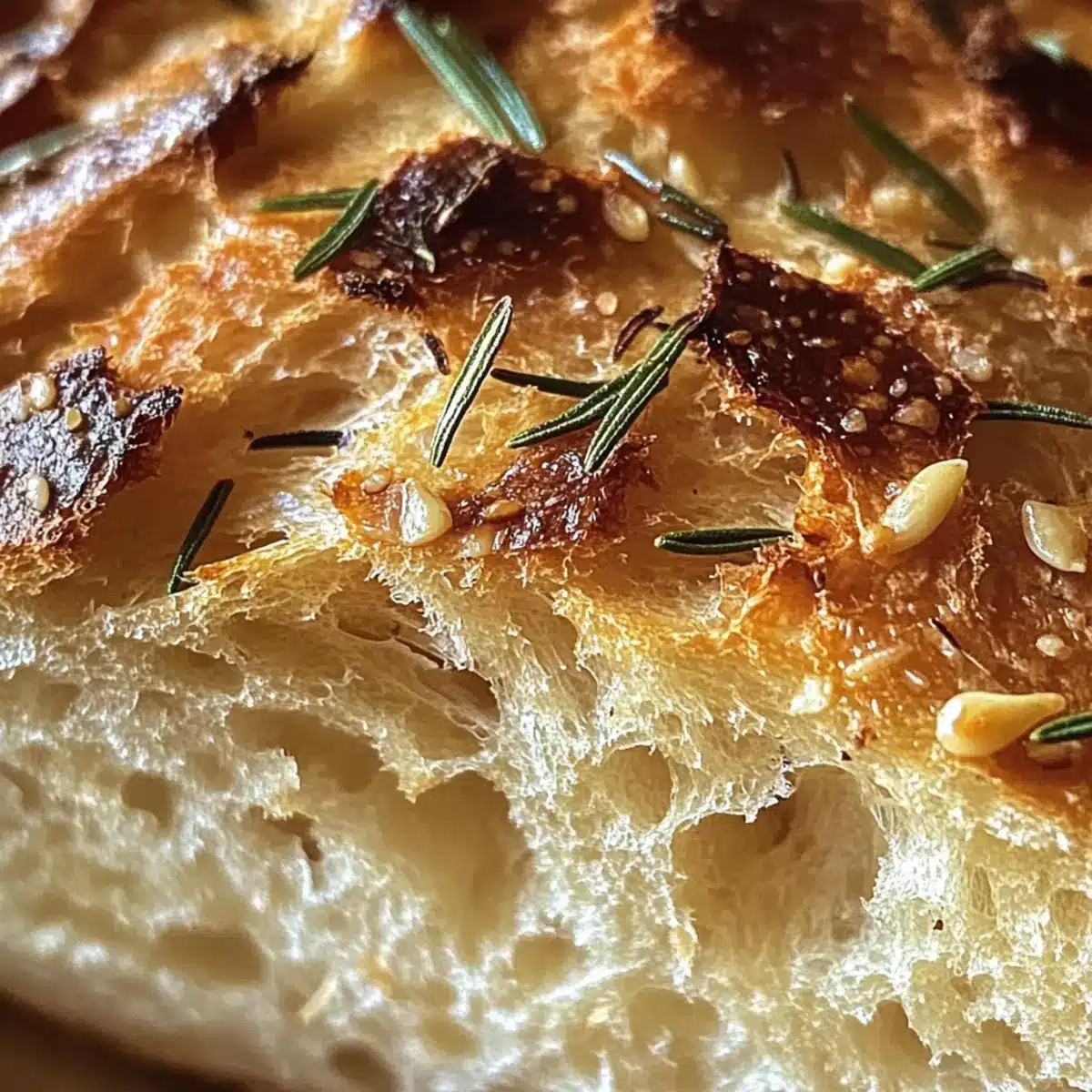 Knoblauch Artisan Brot