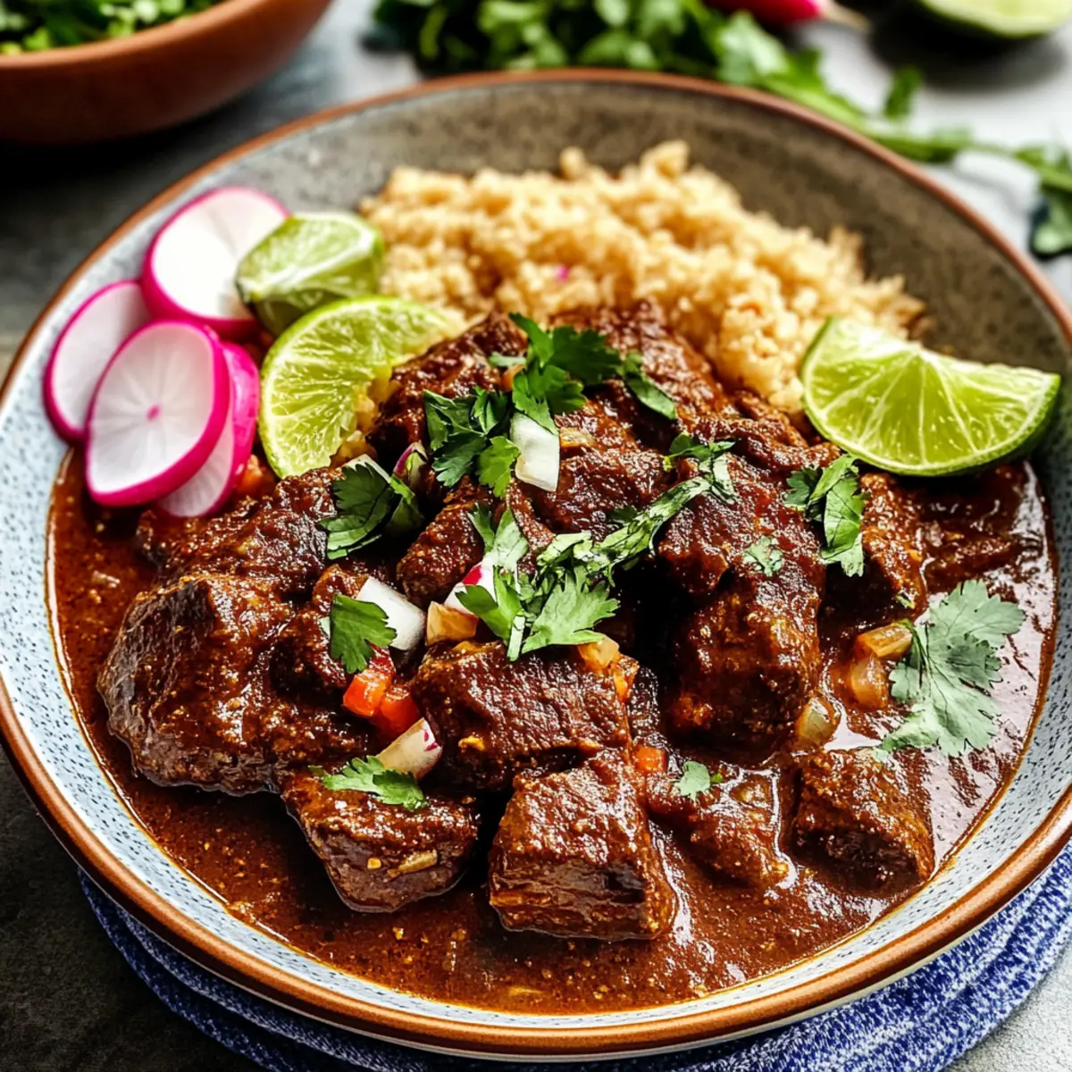 Rindfleisch Chile Colorado