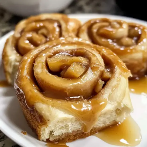 Karamellisierte Apfel