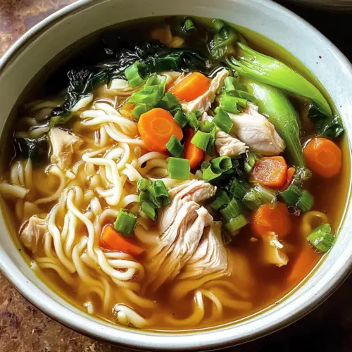 Hühnersuppe mit Nudeln