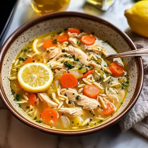 Zitronen-Hühnchensuppe