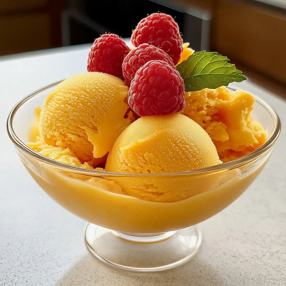 Mango-Sorbet