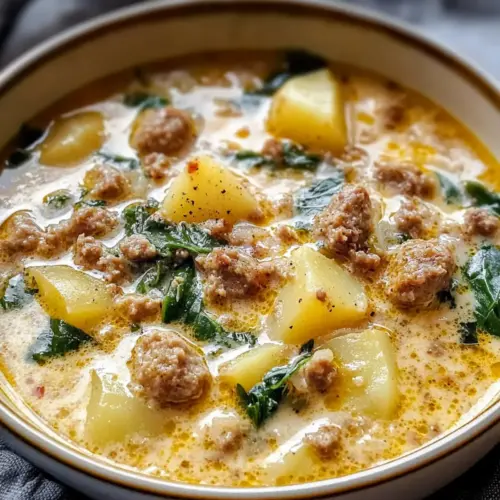 Wurst- und Kartoffelsuppe