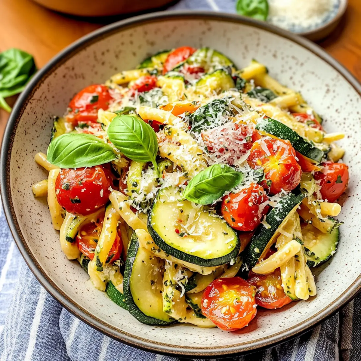 Tomaten-Zucchini-Pasta