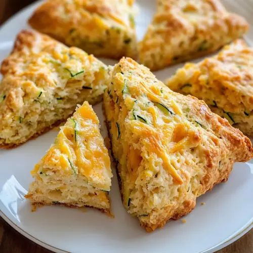 Zucchini Cheddar Scones Zucchini Cheddar Scones