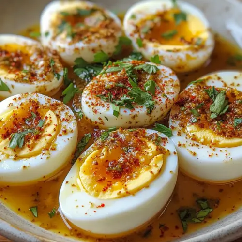Kreolisch Gekochte Eier
