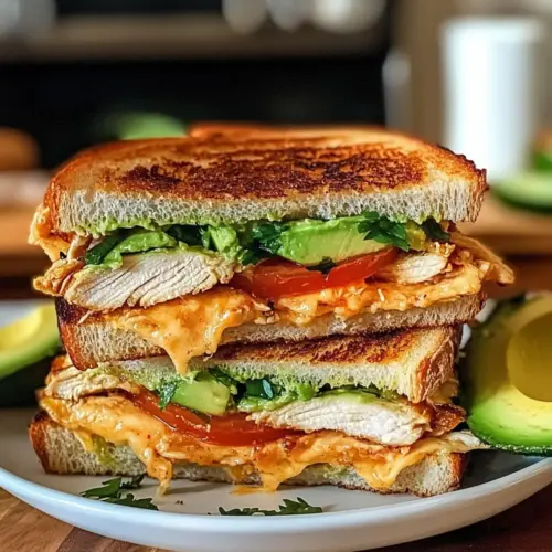 Hühnchen Avocado Schmelz