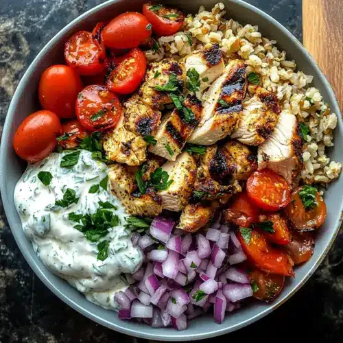 Hähnchen Gyro Schüssel