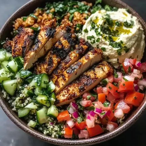 Hühnchen Shawarma Schüssel