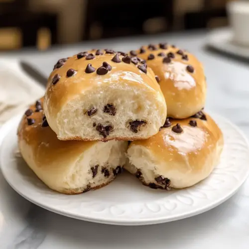 Schokoladenstückchen Milchbrötchen