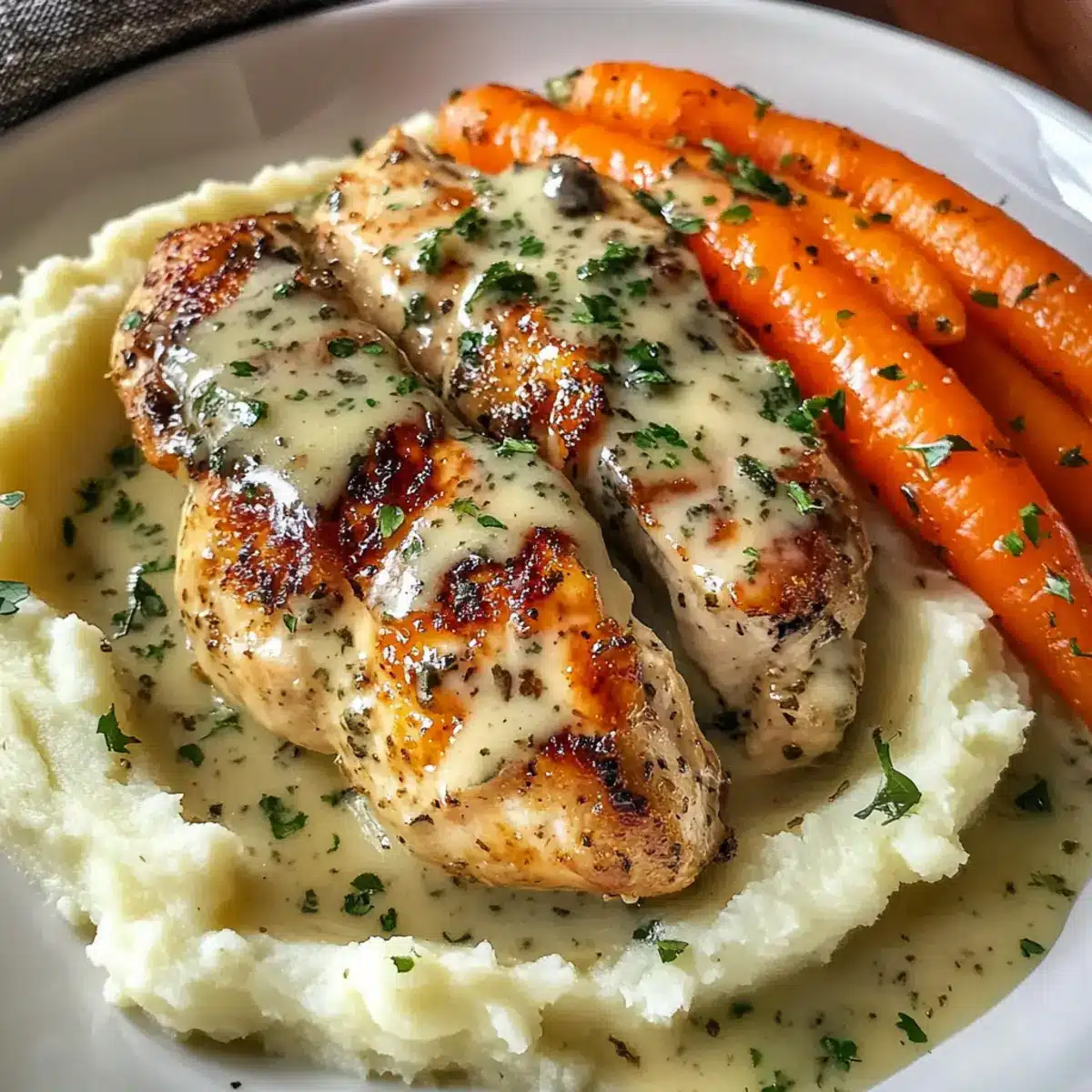 Cremiges Kräuterhühnchen