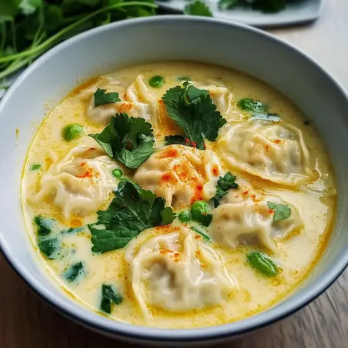 Curryknödel Suppe