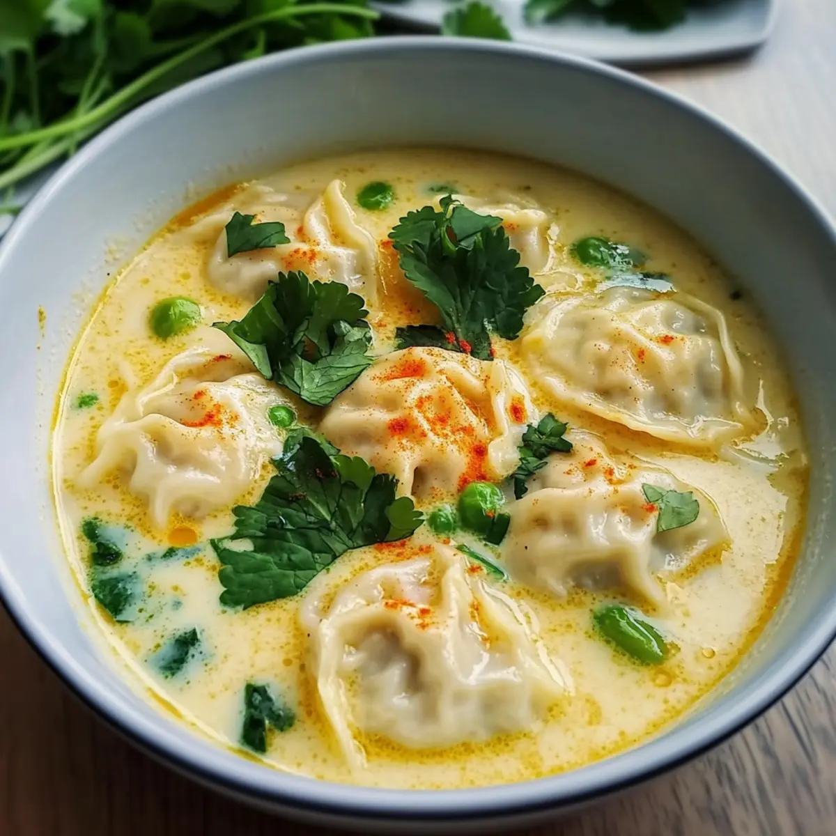 Curryknödel Suppe