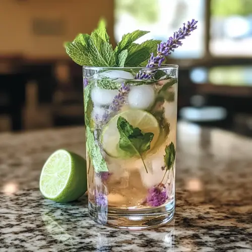 Lavendel Mojito Mocktail