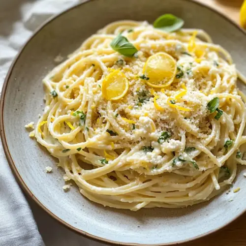 Zitronen-Ricotta-Pasta