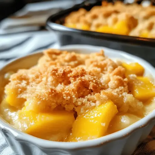 Mango-Streusel