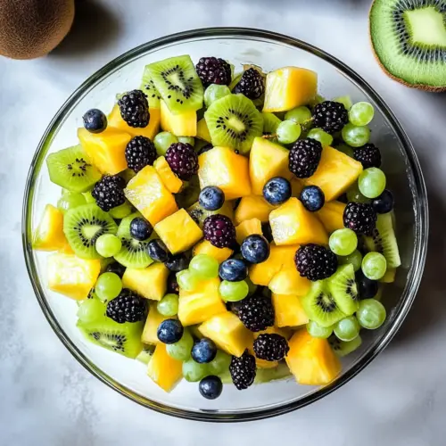 Monochrome Obstsalat