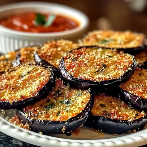 Ofen-gebackene Aubergine