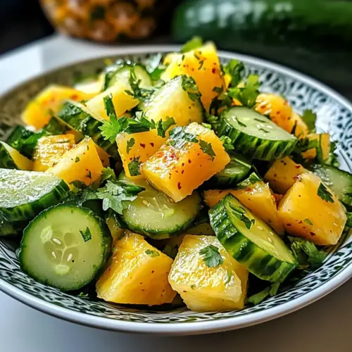 Ananas Gurkensalat