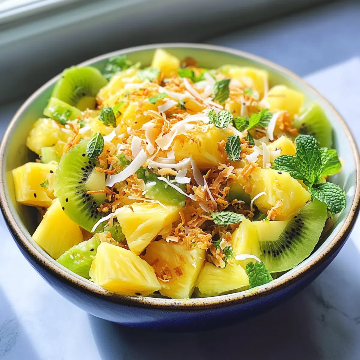 Ananas Kiwi Salat