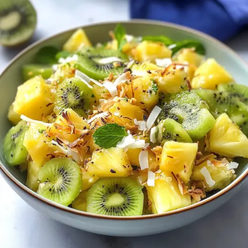 Ananas Kiwi Salat
