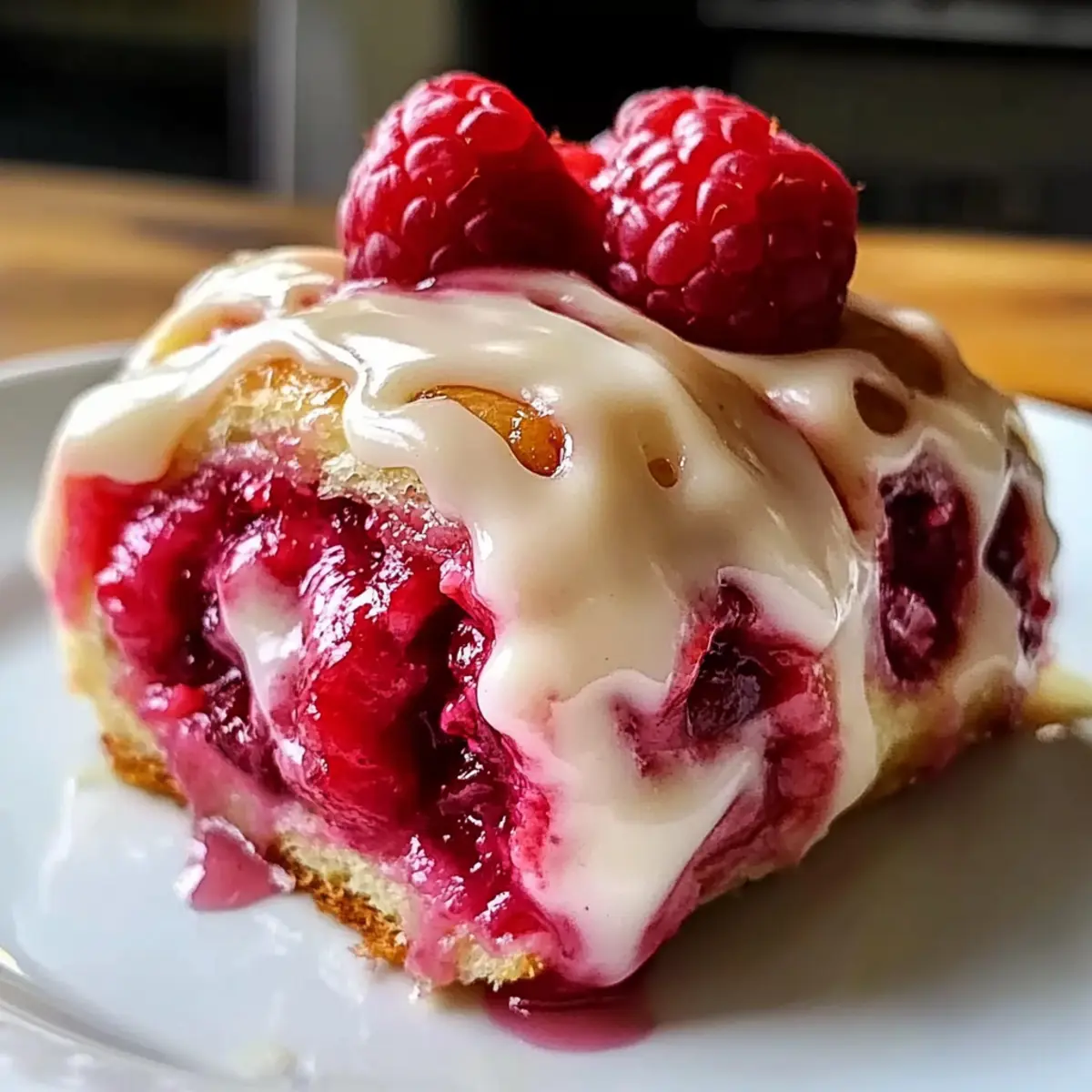 Himbeer-Zimtschnecke