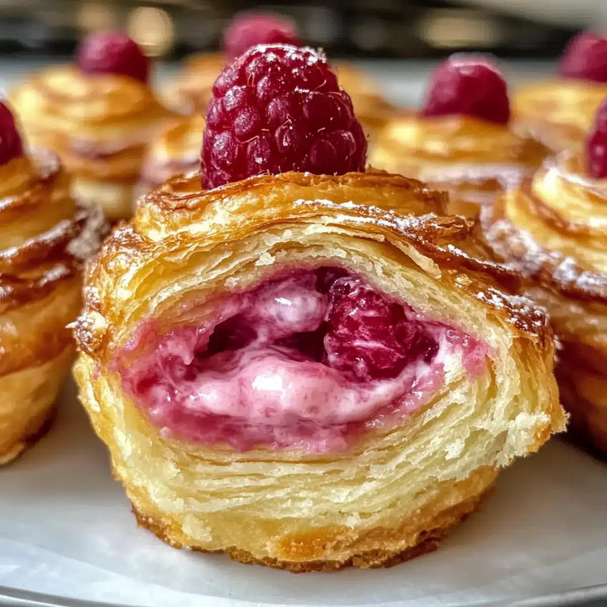 Himbeer-Frischkäse-Cruffins