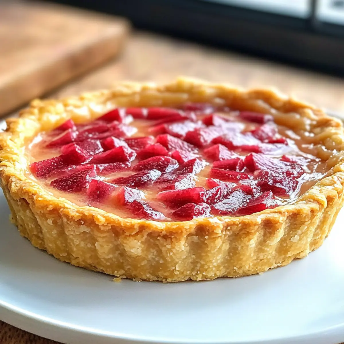 Rharbarbercremetorte