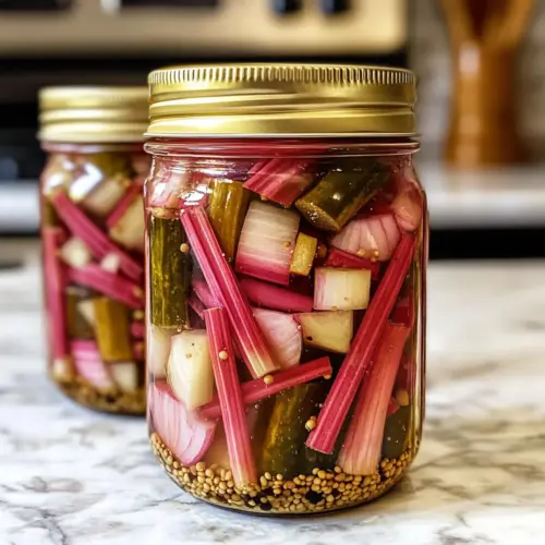 Rhabarber-Eingelegtes