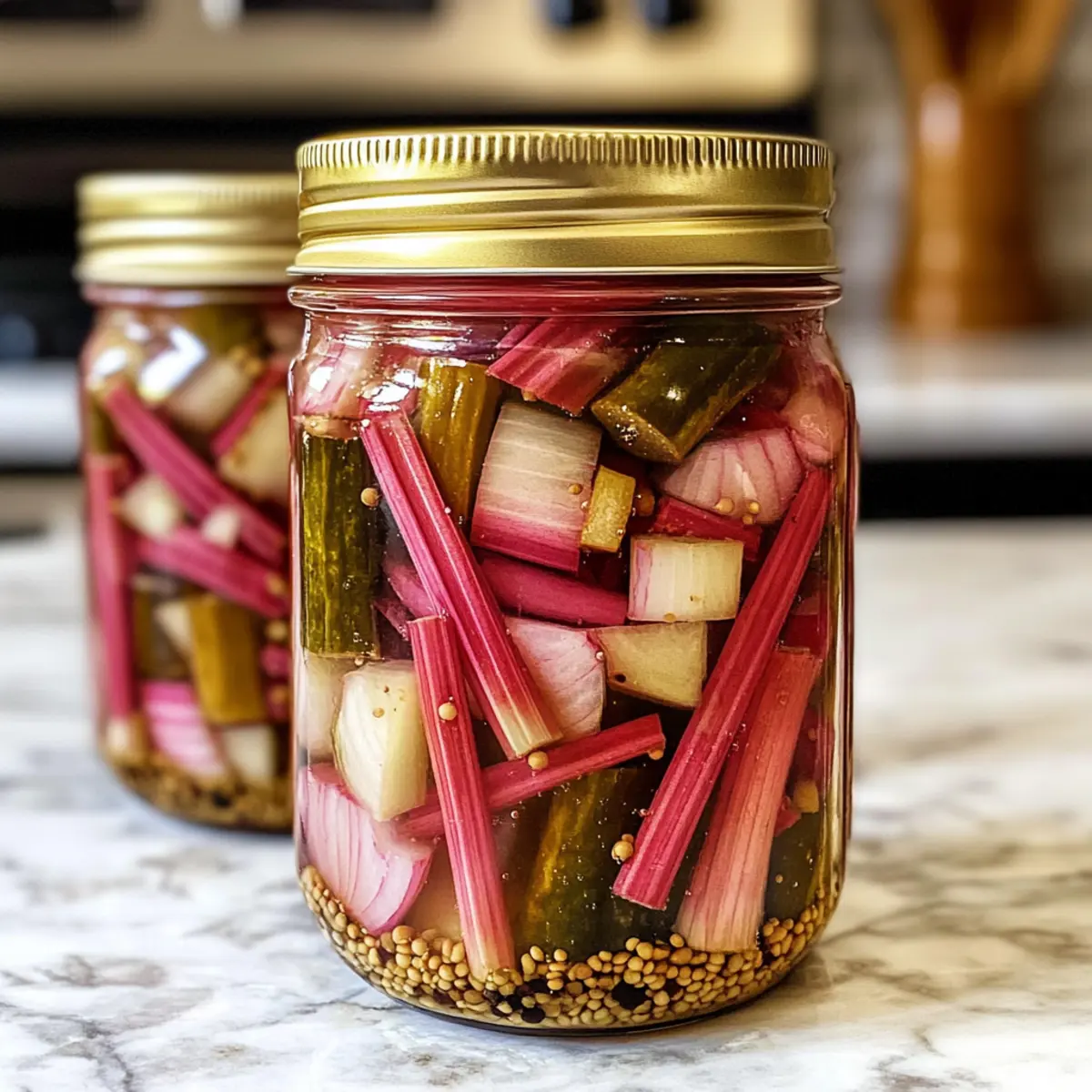 Rhabarber-Eingelegtes