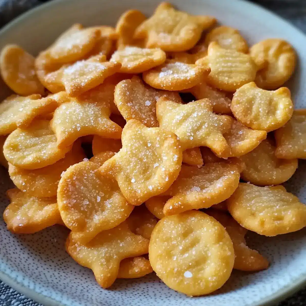 Sauerteig Goldfischcracker