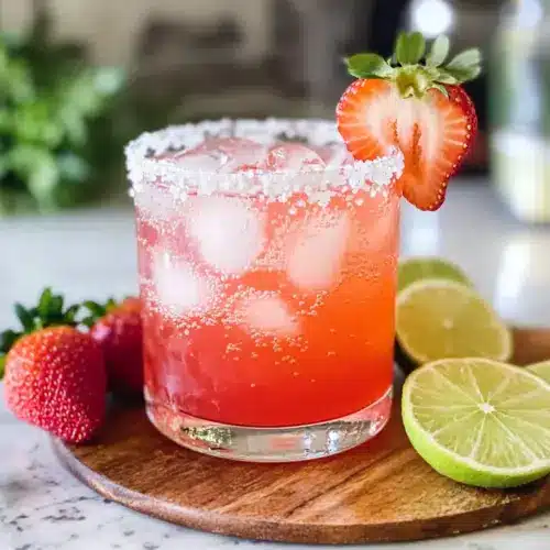 Erdbeer-Limetten-Mocktail