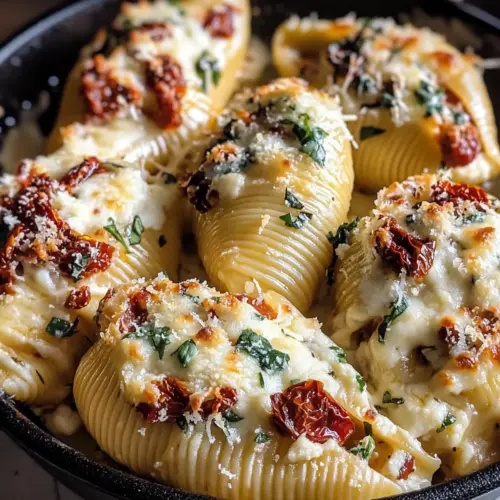 Tomaten- und Ricotta gefüllte Muscheln