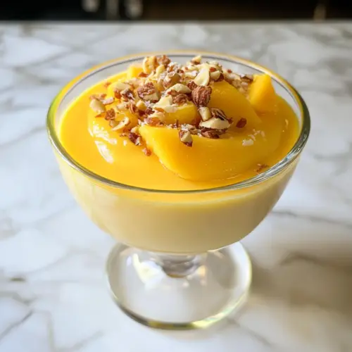 Veganer Mango-Mousse