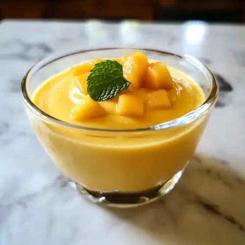 Veganer Mango-Mousse