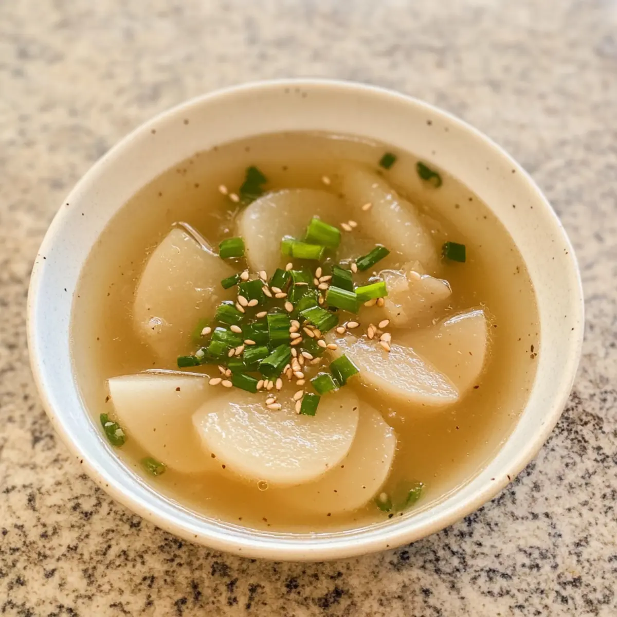 Koreanischer Rettichsuppe