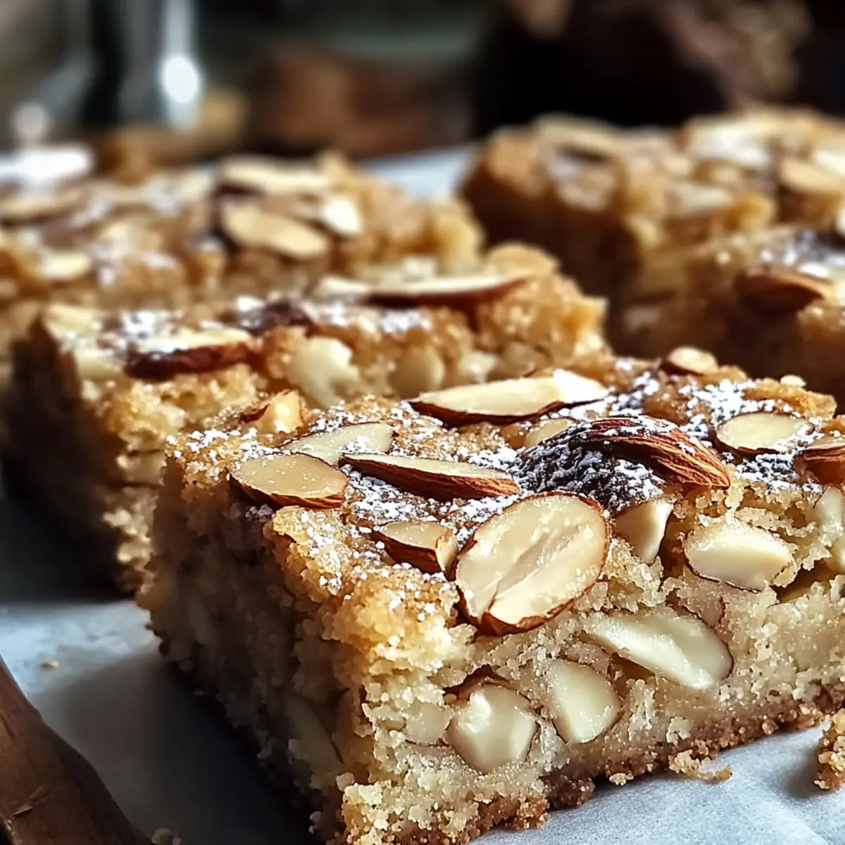Mandelschnecken Blondies