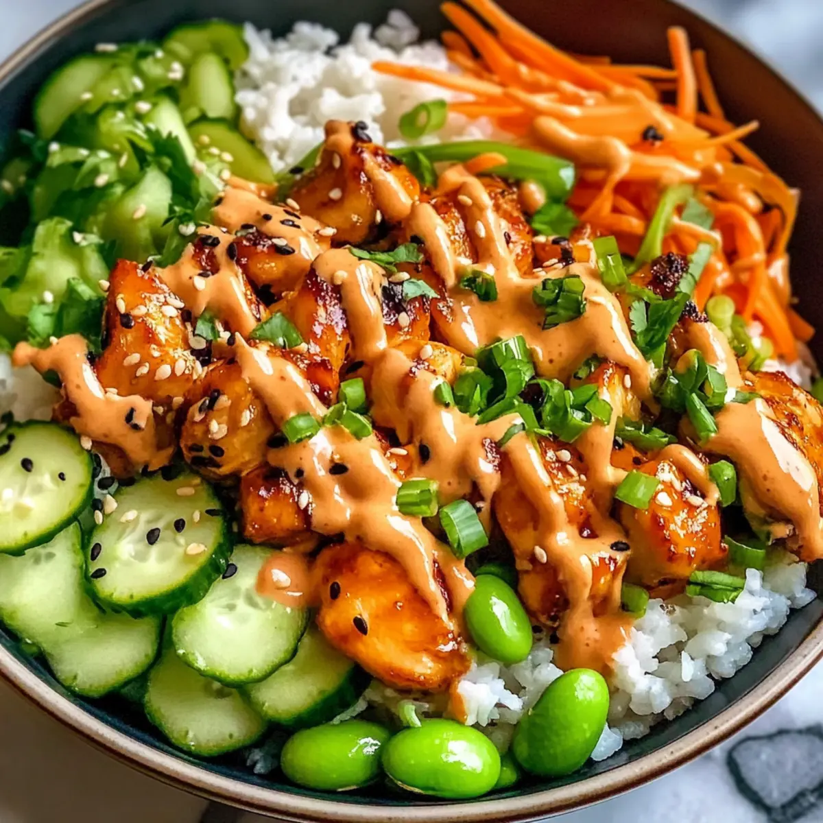 Bang Bang Hähnchen Schüssel