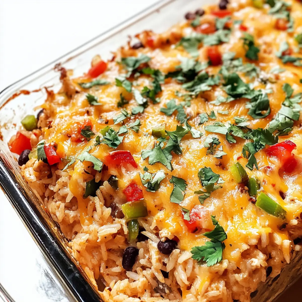 Hühnchen-Burrito-Auflauf