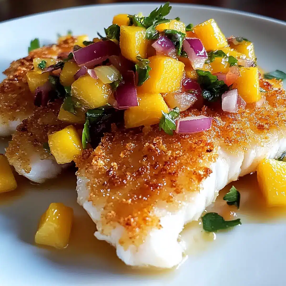 Kokosnusskruste Fisch