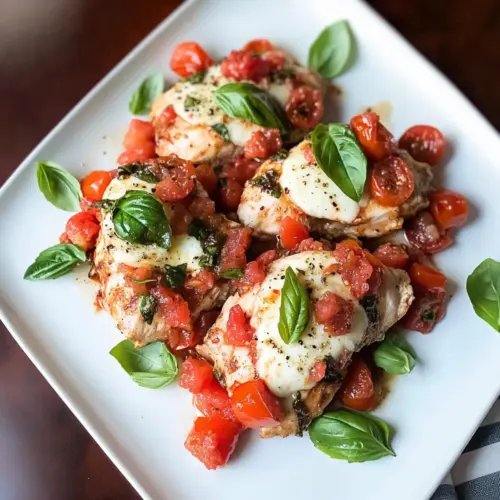 Crockpot Bruschetta Hähnchen