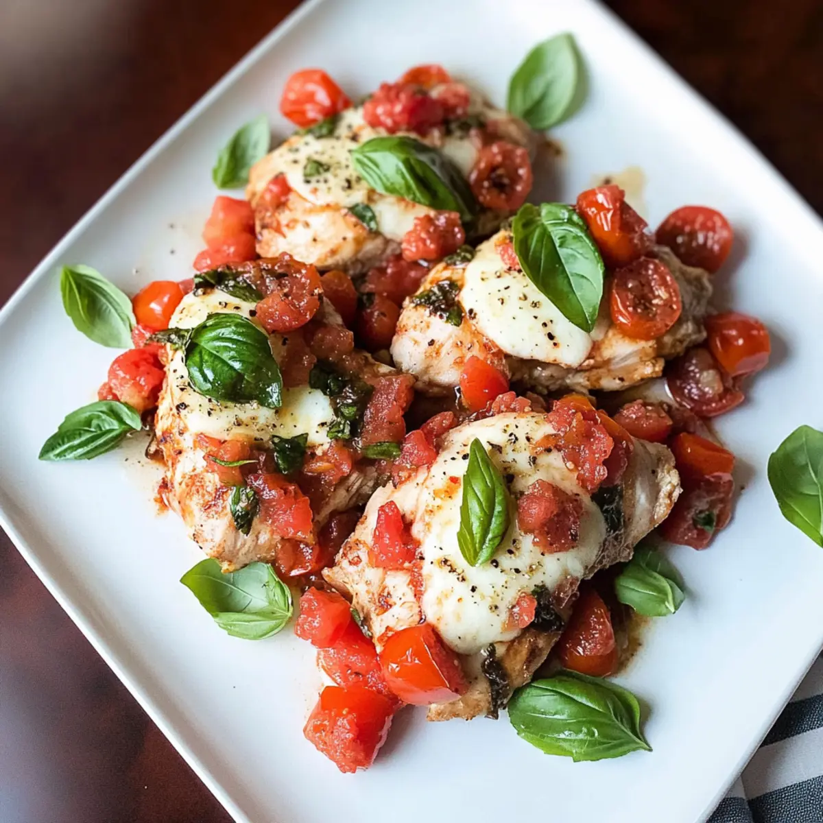 Crockpot Bruschetta Hähnchen