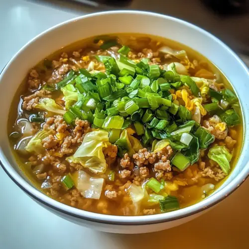 Eierrolle Suppe